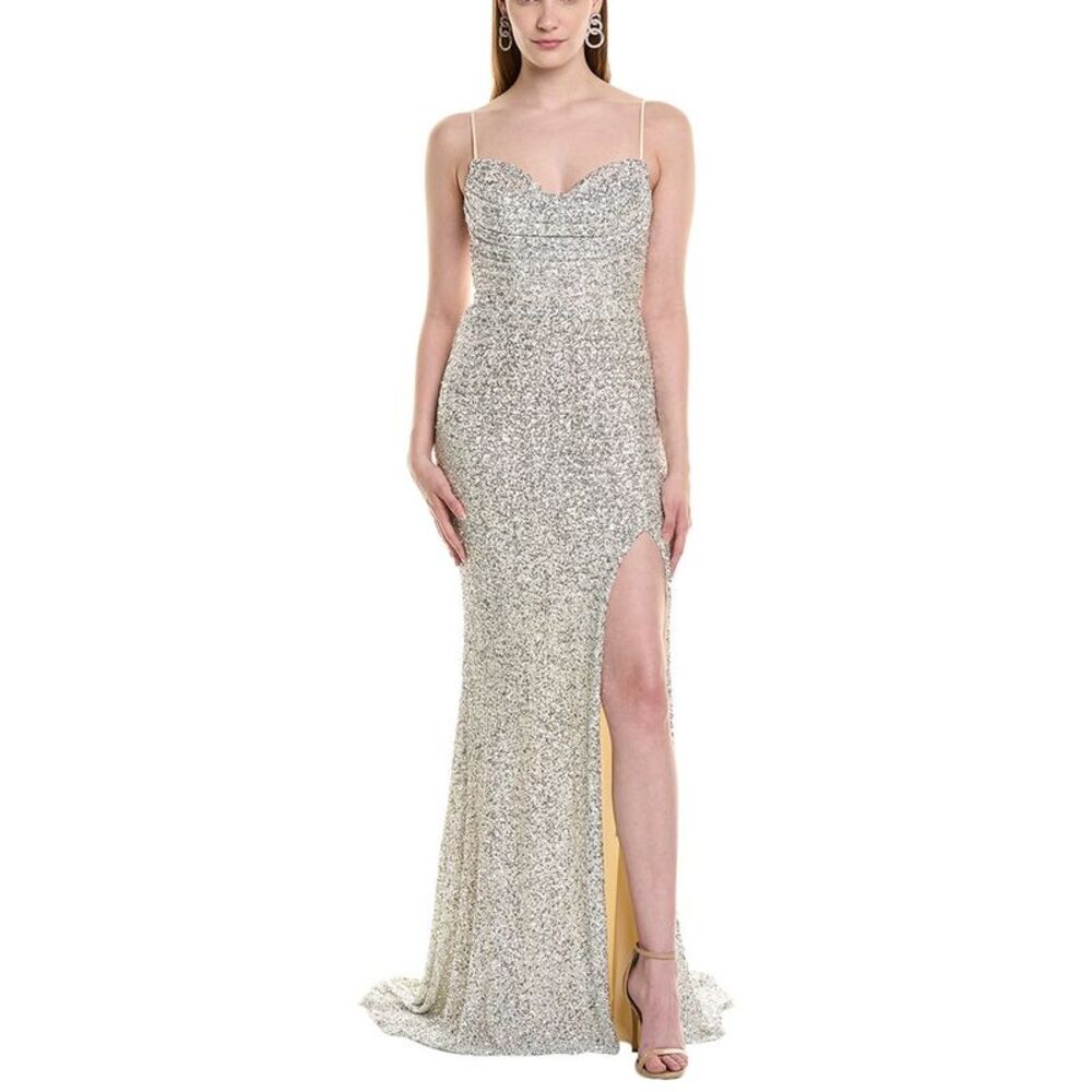 Issue New York Womens Sequin Maxi Dress